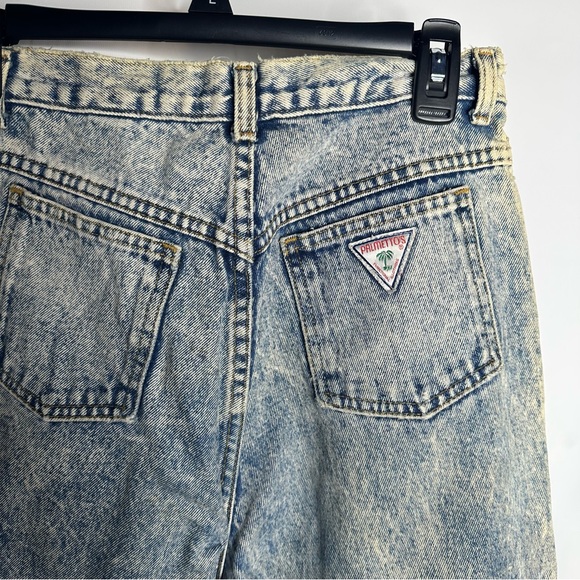 Vintage Palmetto Acid Wash High-Waisted Mom Jeans Size 11 Retro 90s Grunge Style - Picture 5 of 11